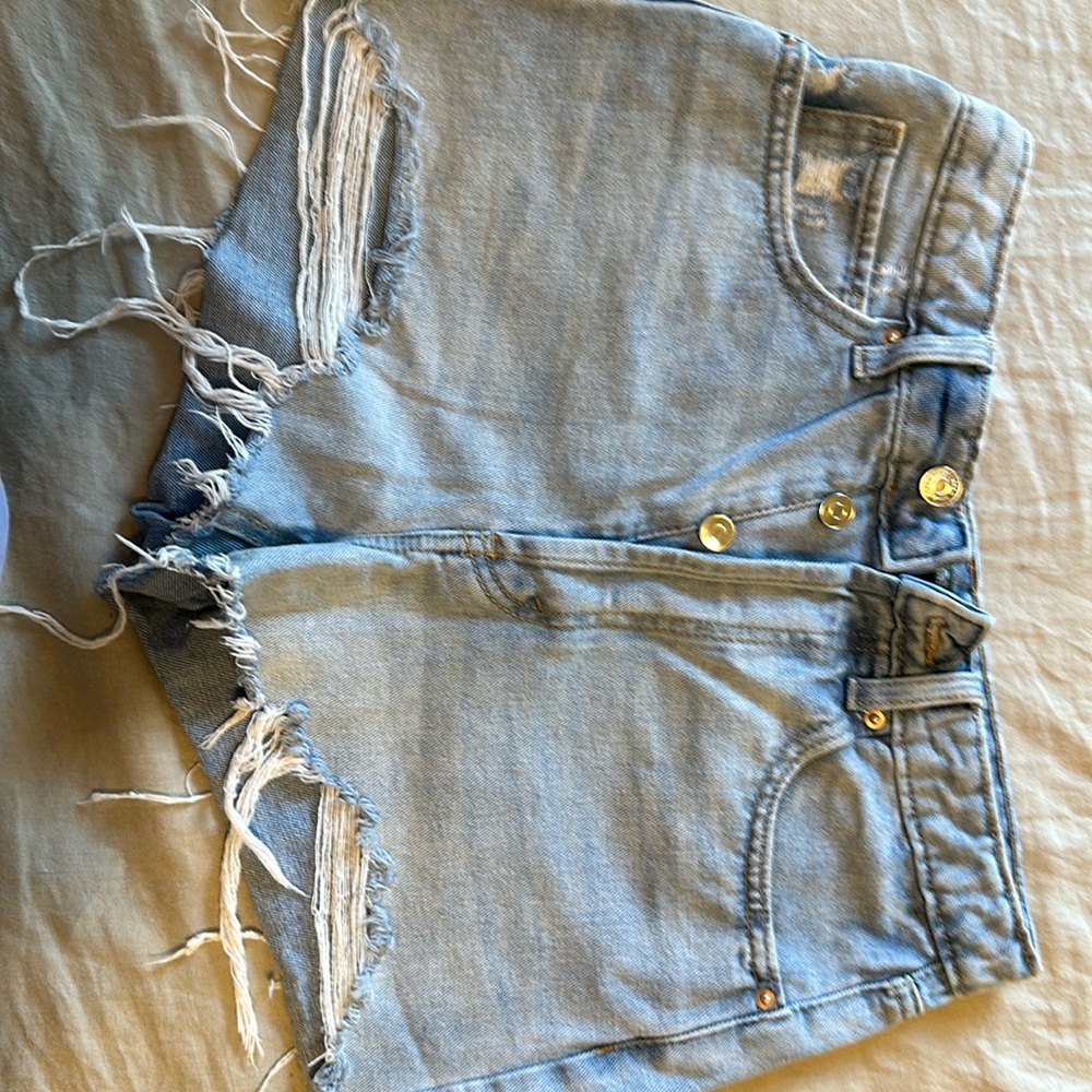 White washed denim shorts by Wild Fable!